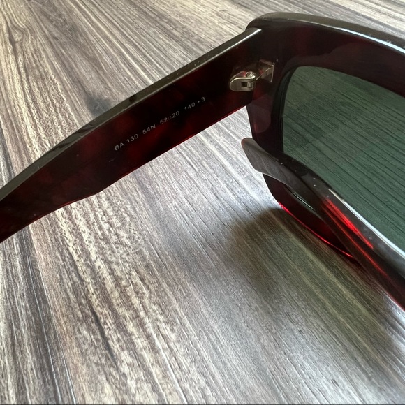 Balenciaga All-Over Logo Sunglasses in Havana Brown - Picture 4 of 8